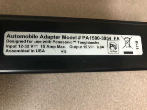 99% Life Left Gamber Johnson Dock Station 7160-0318-04P Panasonic Toughbook CF31 - Picture 11 of 12