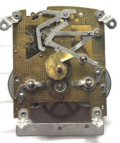 Antique  Smiths Enfield mantle Clock Movement - Clockmakers spares/repair - Picture 3 of 4