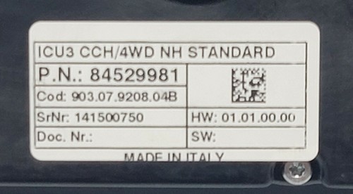 CASE TRACTOR MAXXUM 110 115 120 130 140 NEW INSTRUMENT CLUSTER FOR SALE 84529981 - Foto 4 di 7