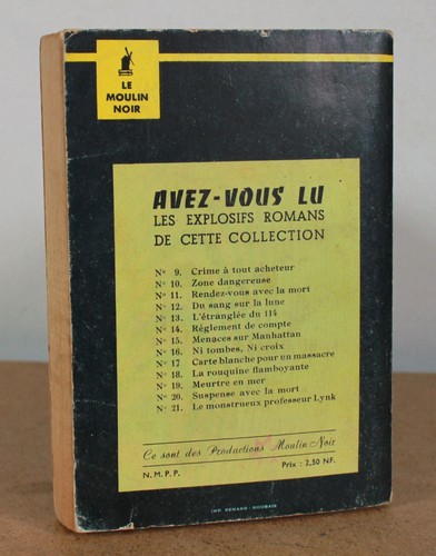 Police mobile contre X !!! Georges Mera 1960 Le moulin noir N°22 - Bild 2 von 4