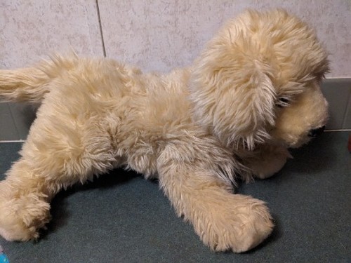 FAO Schwarz Golden Retriever Hund Welpe Stofftier Plüschtier 15 Zoll 2018 - Bild 2 von 8