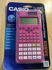 Casio fx-300ES PLUS 2nd Edition Scientific Calculator - Pink Brand New Sealed