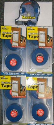 Blue Painters Tape 1 1/2'' x 30yds. w/ dispenser + 8 Rls