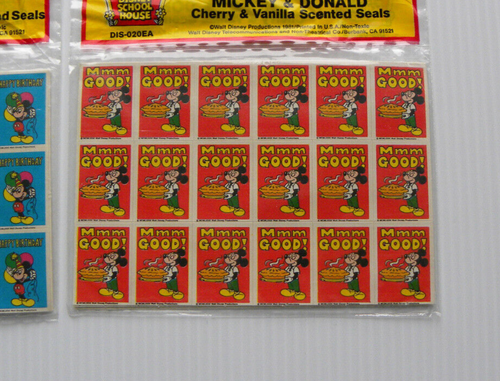2 Vintage Disney Scratch 'N' Sniff Scented Seals, Sealed, DIS-024EA, DIS-020EA - Picture 10 of 10