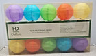 Hd Design Outdoors 10 Solar Powered Bulb String Lanterns Lights Nib