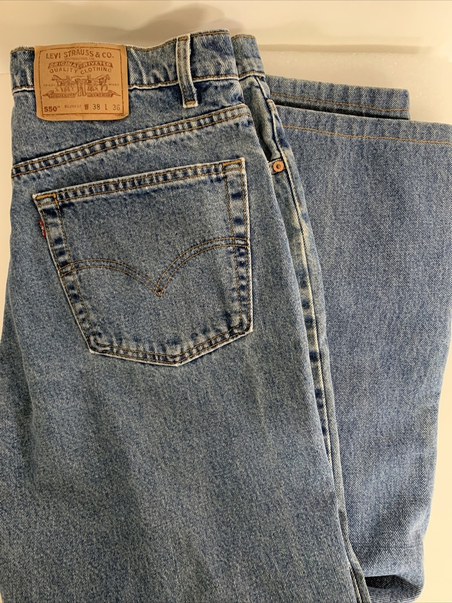 Men's Levis 550 Actual Measurements 36x31 Made USA !Have Been