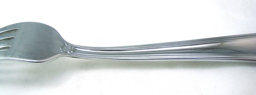 Retroneu Stainless Steel 18/10 Unknown Pattern Ridges On Tip Dinner Fork(s) - Picture 8 of 8