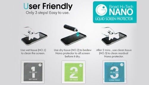 Nano Invisible Tech Displayschutzfolie Flüssig LCD Glas Beschichtung für alle Handys - Bild 3 von 9