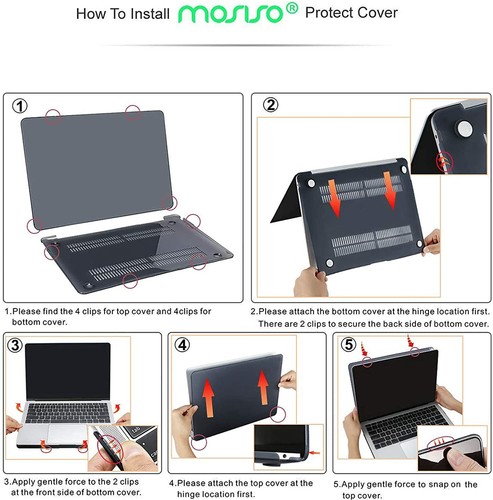 Laptop Bag Hard Case for 2018-2022 MacBook Air 13 inch Case A2337 A2179 A1932 - Picture 154 of 175
