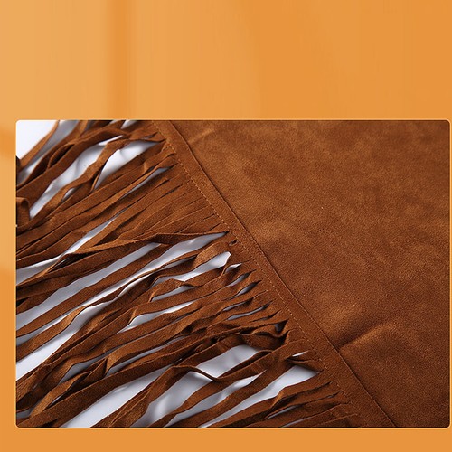 Damen Umhang Arbeitsschal einfarbig Cape asymmetrischer Saum Halstuch vorne offen Freizeit - Bild 20 von 24