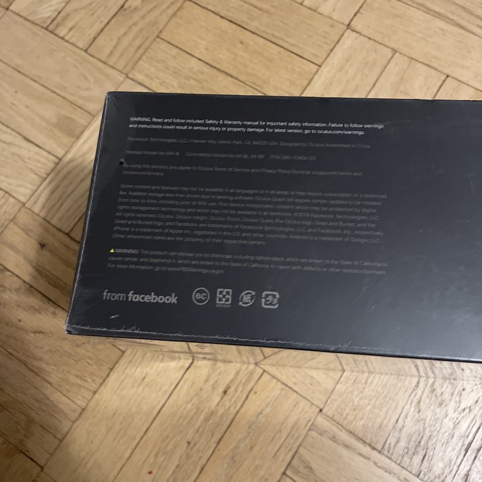 New Sealed Meta Oculus Quest 128GB VR Headset Black EBay New sealed meta oculus quest 128gb vr headset black ebay