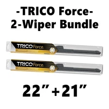 2-Wipers: 22" + 21" Trico Force All-Season Beam Wiper Blades - 25-220 25-210