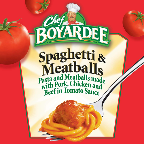 Spaghetti and Meatballs, 14.5 Oz Cans, Pack of 4 - Picture 2 of 12
