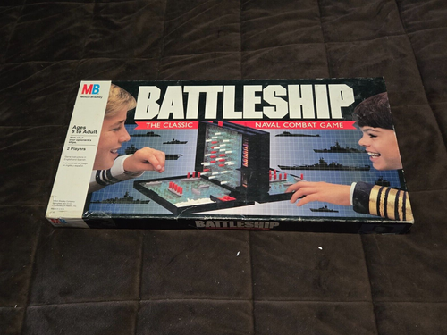 Vintage 1990 Classic Battleship Board Game 100% Complete - Picture 4 of 6