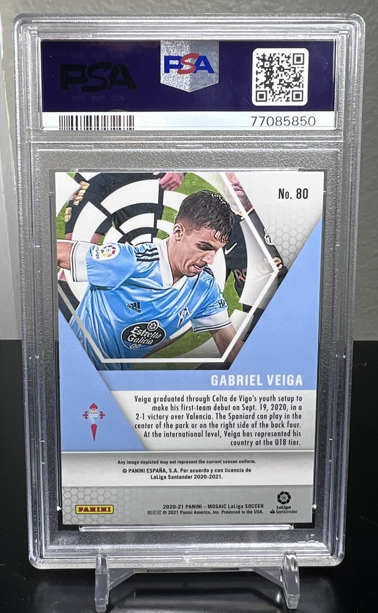 20-21 久保建英 Mosaic La Liga Peacock PSA 10 2020-21 Panini Mosaic La Liga Gabriel Veiga #80 PSA 10 GEM
