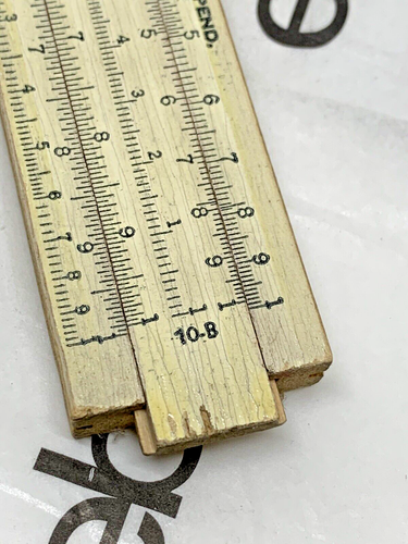 Vintage Lawrence Engineering Service Peru Indiana Slide Rule 10-B Wood USA - Picture 6 of 9
