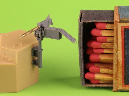 .30 CAL BROWNING M1919 A4 W/OPTIONAL M20 MOUNT & D7431 CRADLE #35087 1/35 MASTER - 第 7/15 張圖片