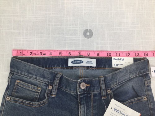 Old Navy Blue Boot Cut Flex Husky Jeans Boys / Girls Sz 10H NWT - Picture 4 of 6