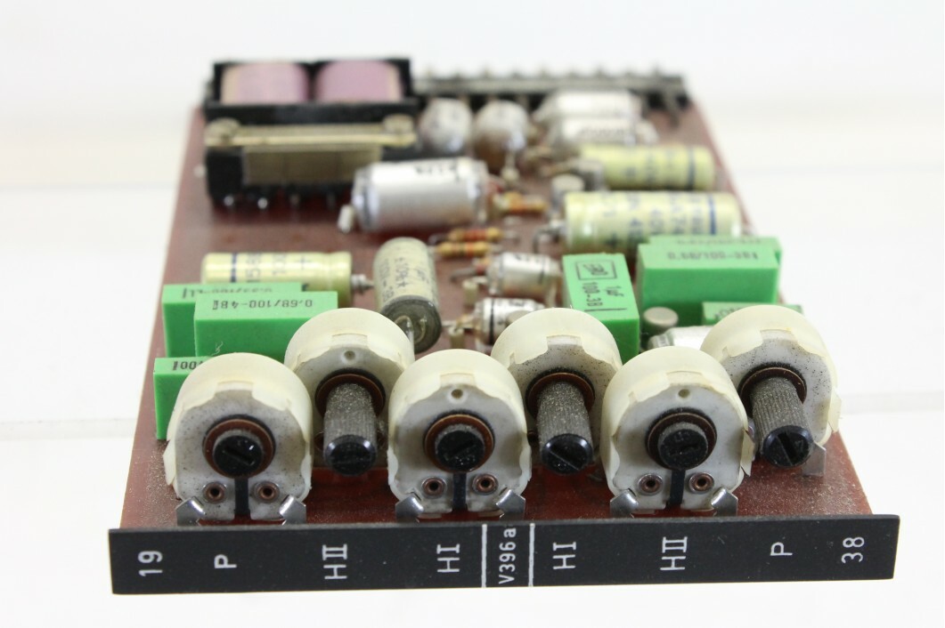 Telefunken V396a Recording Equalizer For M15,M10,M5 Recorders Telefunken V396a Recording Equalizer For M15,M10,M5 Recorders