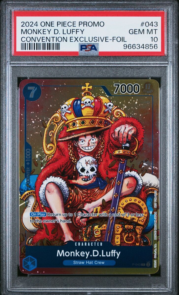 2024 One Piece Promos Monkey D. Luffy Convention Exclusive 2024 One Piece Promos Monkey D. Luffy Convention Exclusive