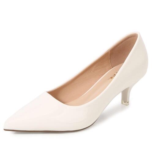 Scarpe decolte donna a punta tacco alto tacco basso data matrimonio festa - Foto 13 di 25
