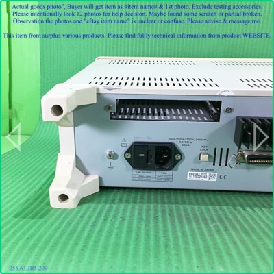 HIOKI 3532-50, LCR HiTESTER as photo, sn:1863, Tested HIOKI 3532-50, LCR HiTESTER as photo, sn:1863, Tested