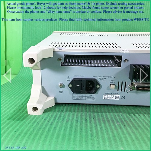 HIOKI 3532-50, LCR HiTESTER como foto, sn:1863, probado, DHLtoUS, dφm - Imagen 11 de 12