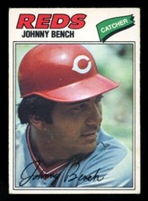 1977 TOPPS OPC O PEE CHEE MLB BASEBALL #100 JOHNNY BENCH HOF EX+ Cincinnati Reds