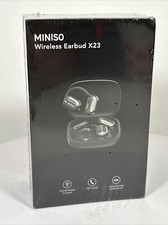 MINISO Wireless Earbud X23 Black New Sealed.