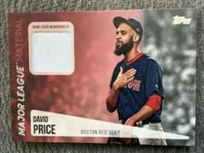 2019 Topps David Price Major League Material Jersey Relic Patch #MLM-DP