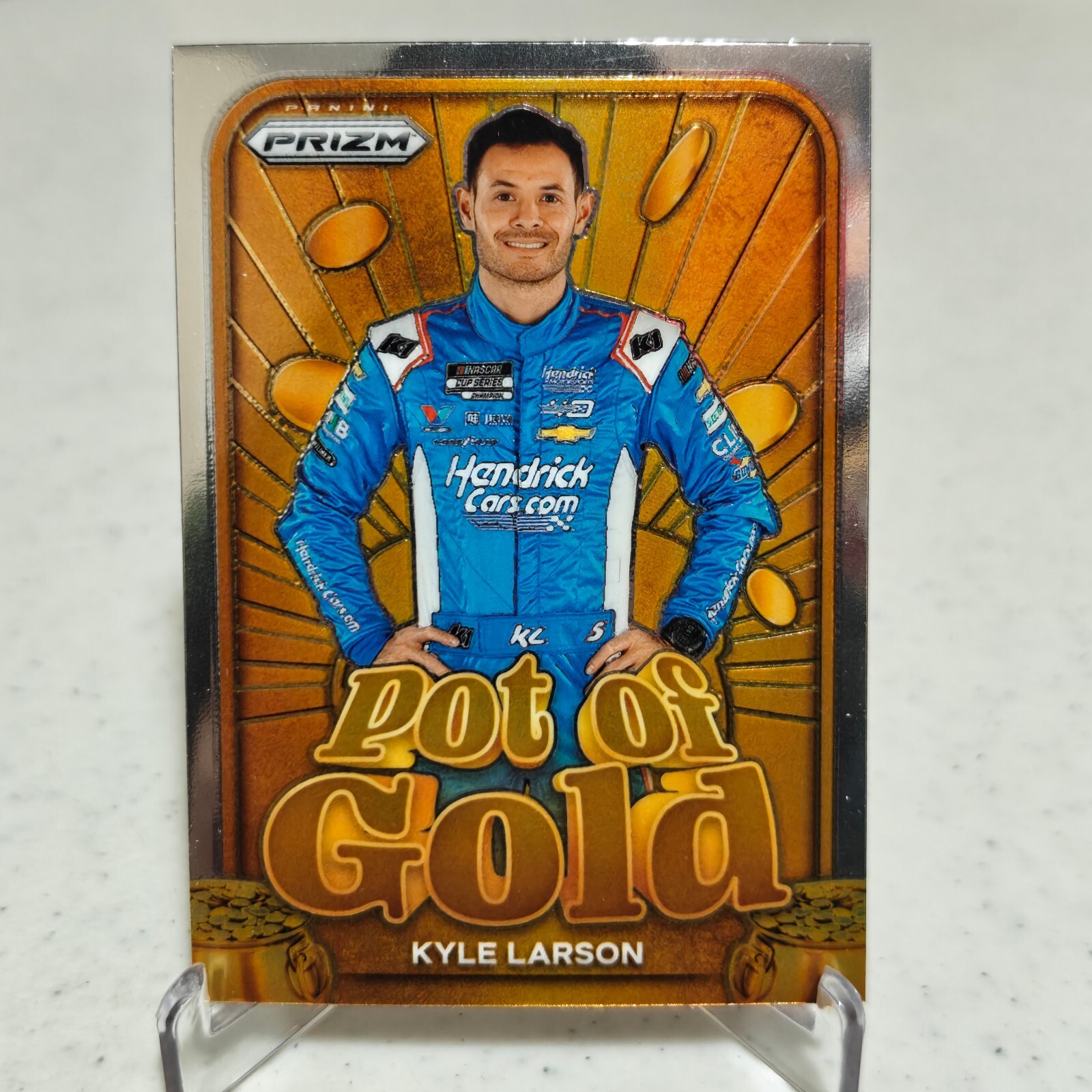 KYLE LARSON 2024 PANINI PRIZM RACING NASCAR POT OF GOLD INSERT #16 BASE