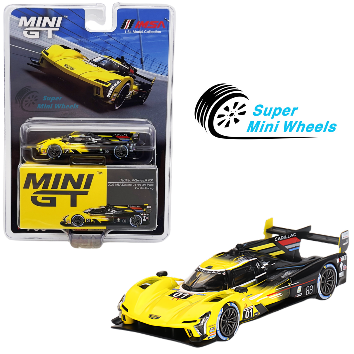 Mini GT 1:64 Cadillac V-Series.R #01 Cadillac Racing 2023