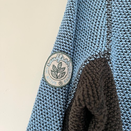 Weird Fish Jumper Women's Turquoise Blue Black 1/4 Zip Pockets Macaroni Size 10 - Bild 10 von 11