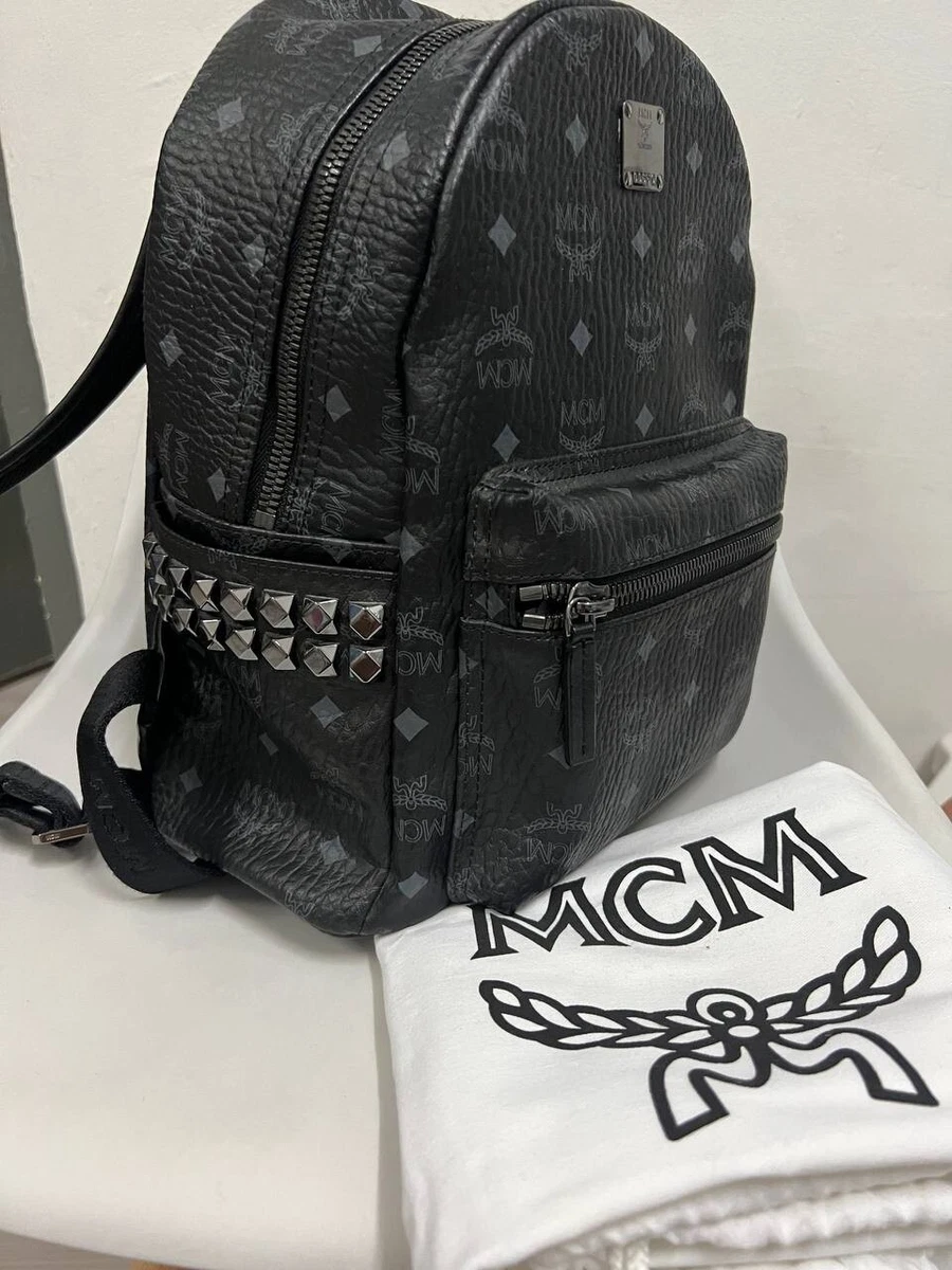 Small Stark Backpack in Visetos Black