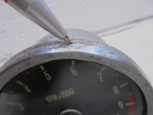 YAMAHA RD250 TACHOMETER 1973 1974 ? (5D) - Picture 6 of 7