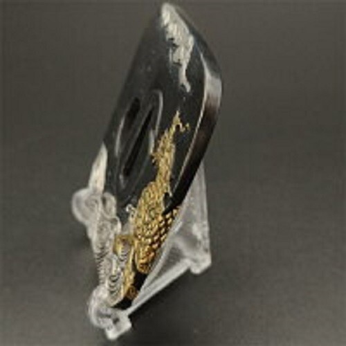 Tsuba Japanese Sword fitting item Design Dragon Japan Katana Parts Samurai - Picture 3 of 6