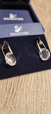SWAROVSKI　Galet Clear Crystal ピアス GALET CLEAR CRYSTAL PIERCED EARRINGS SWAROVSKI #665159 | eBay UK