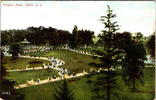 Prospect Park, Troy, New York Postkarte - Souvenir Post Card Co.