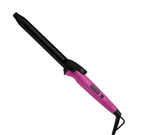 Revlon Easy Heat 1" Precision Curling Iron Pink Dual Voltage 5-Heat Settings