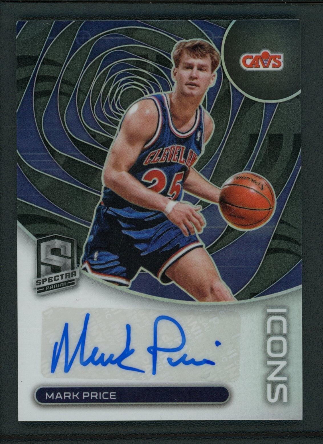 2022-23 MARK PRICE 35/99 AUTO PANINI SPECTRA ICONS AUTOGRAPHS