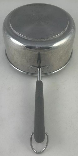 Vtg 1801 Revere Ware 1 Qt Saucepan with Lid Tri-Ply Disk Clinton, IL USA 96b - Picture 16 of 22