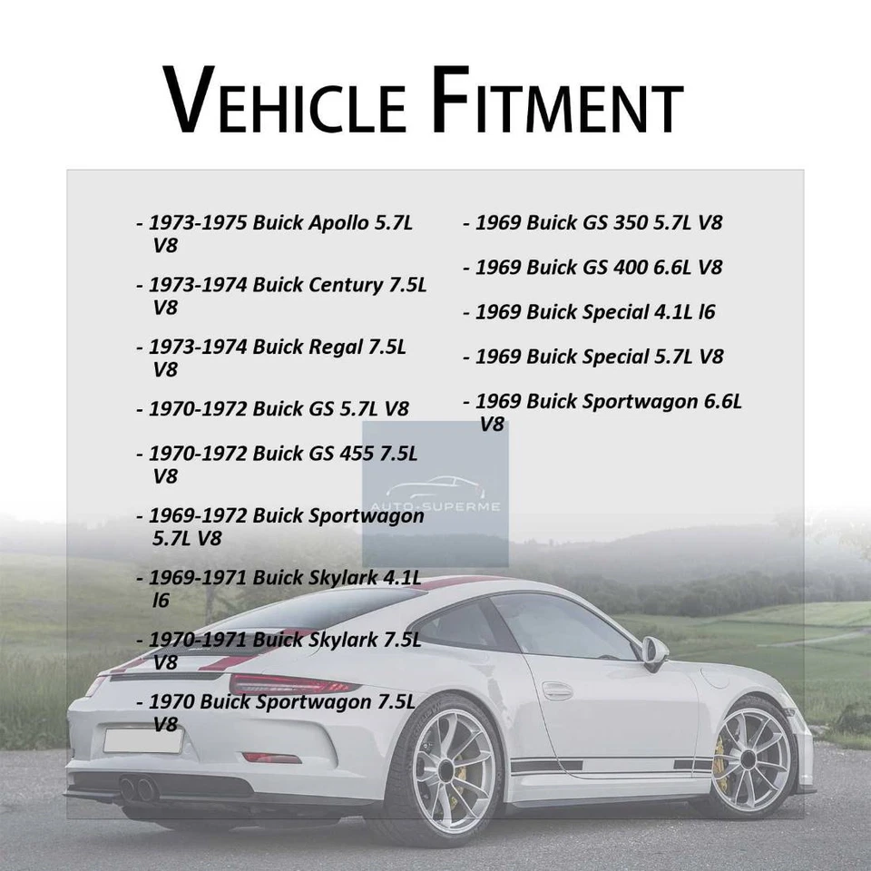 4x Pernos de pinza de freno delanteros para 1980 1981 1982 1983 1984 Buick LeSabre 4,1 L Foto 4 de 4