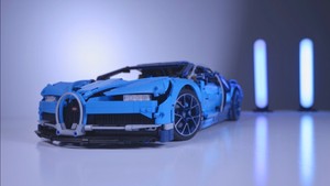 DHL FAST SHIPPING BLACK Bugatti Chiron Compitible Lego 42083 With Manual Book