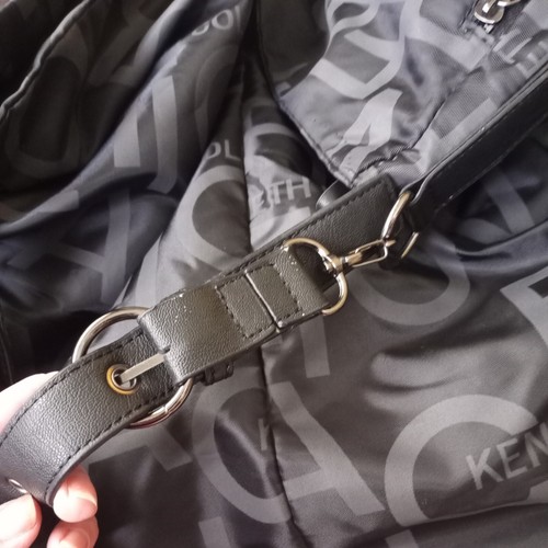 Kenneth Cole Over The Shoulder Hobo Style Bag/ Tote Black Large - Picture 13 of 16