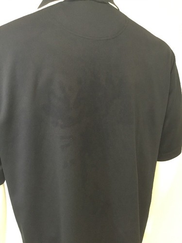 EXERTEK Athletic Shirt Men L Black White Outdoor Sport Golf Short Sleeve - Picture 7 of 12