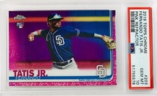 2019 Topps Chrome Fernando Tatis Jr. RC #203 Pink Refractor Rookie PSA 10 💎