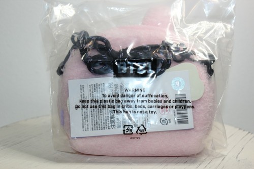 BTS BT21 AUTHENTIC CUTE COOKY MININI PLUSH CROSSBODY POUCH, OFFICIAL, BRAND NEW - Picture 12 of 12