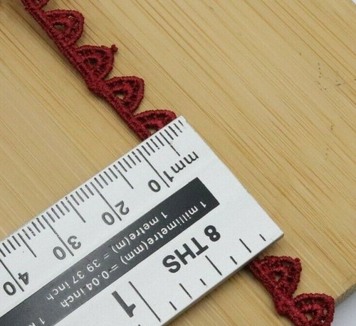 3M 0.80 cm Hermosa Margarita Fina Borde Vieira Encaje Borde Color Guipur para Coser - Imagen 55 de 105