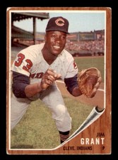 1962 Topps Baseball #307 Jim Grant PR *d3