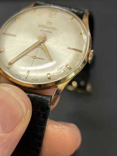 Atlantic Super White Dial 21 Jewels Armbanduhr (34,5 mm) - Bild 3 von 12